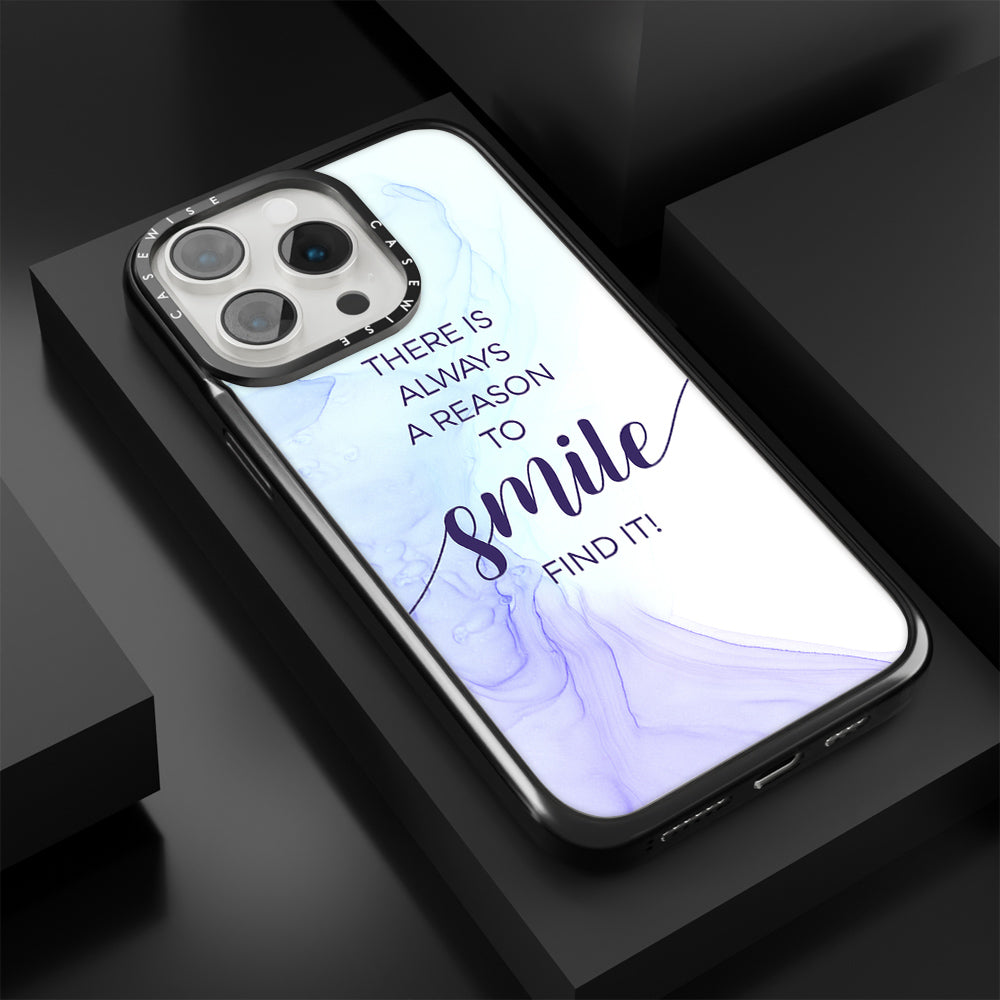 THERE IS ALWAYS A REASON TO SMILE - floating colors - Etui