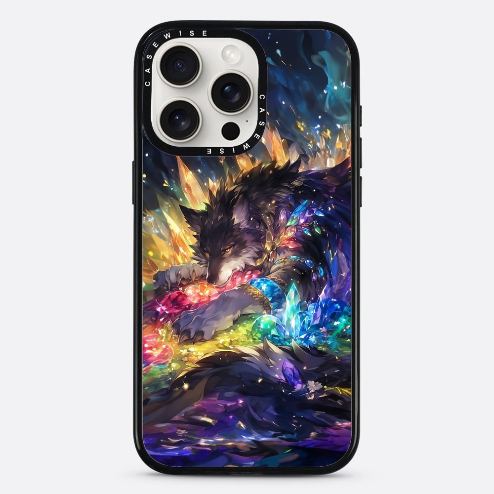Sleeping Crystal Wolf - Etui