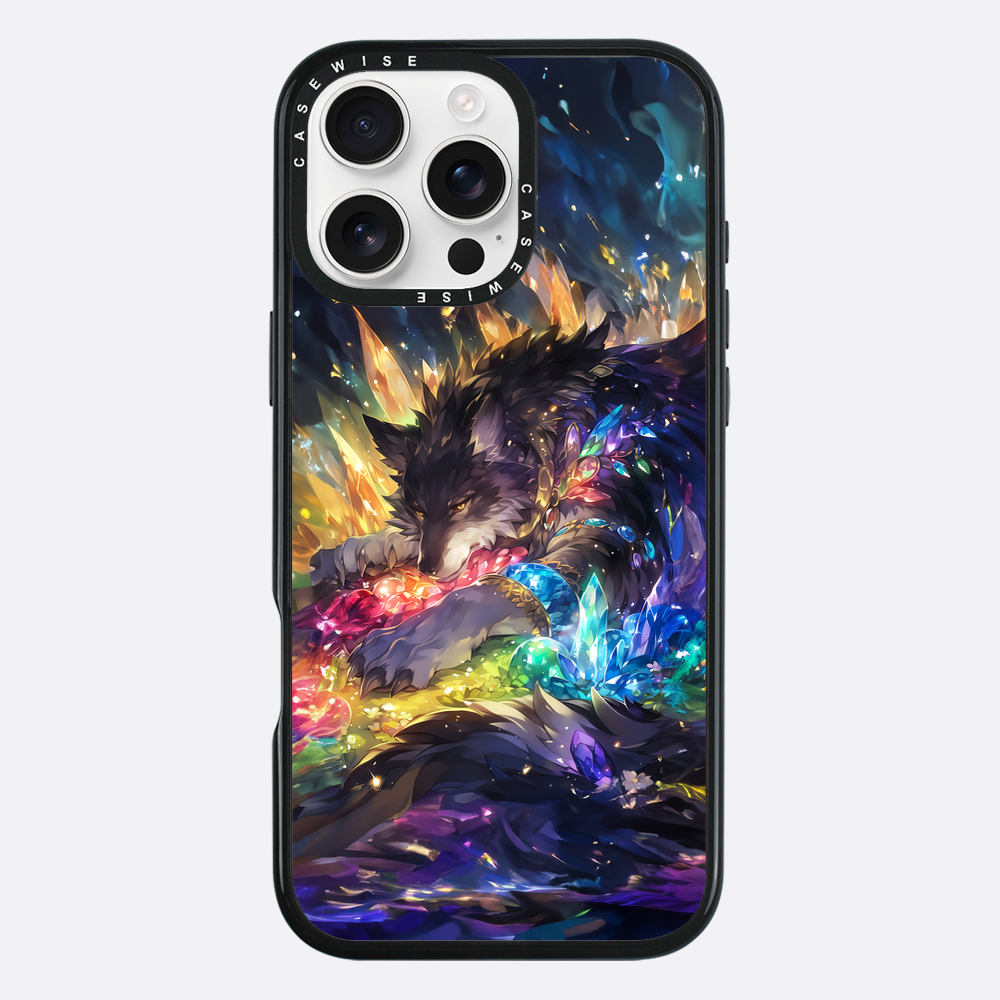 Sleeping Crystal Wolf - Etui