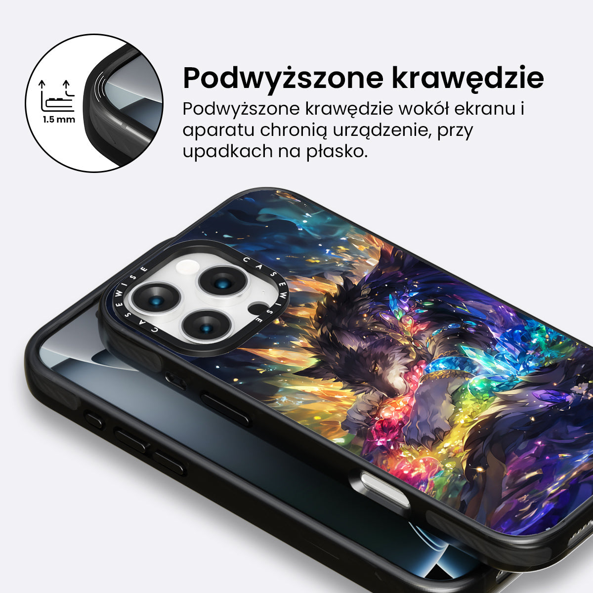 Sleeping Crystal Wolf - Etui