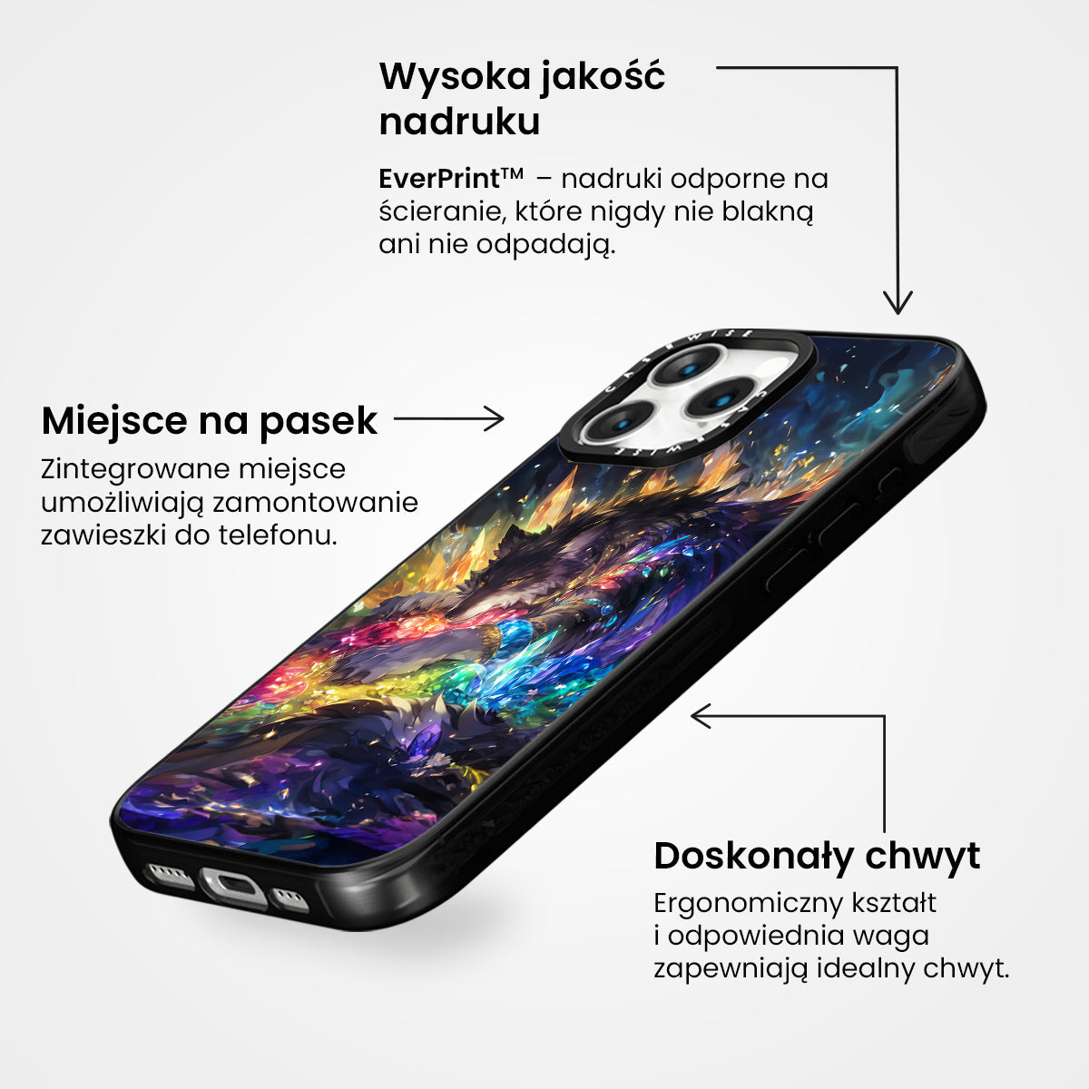 Sleeping Crystal Wolf - Etui