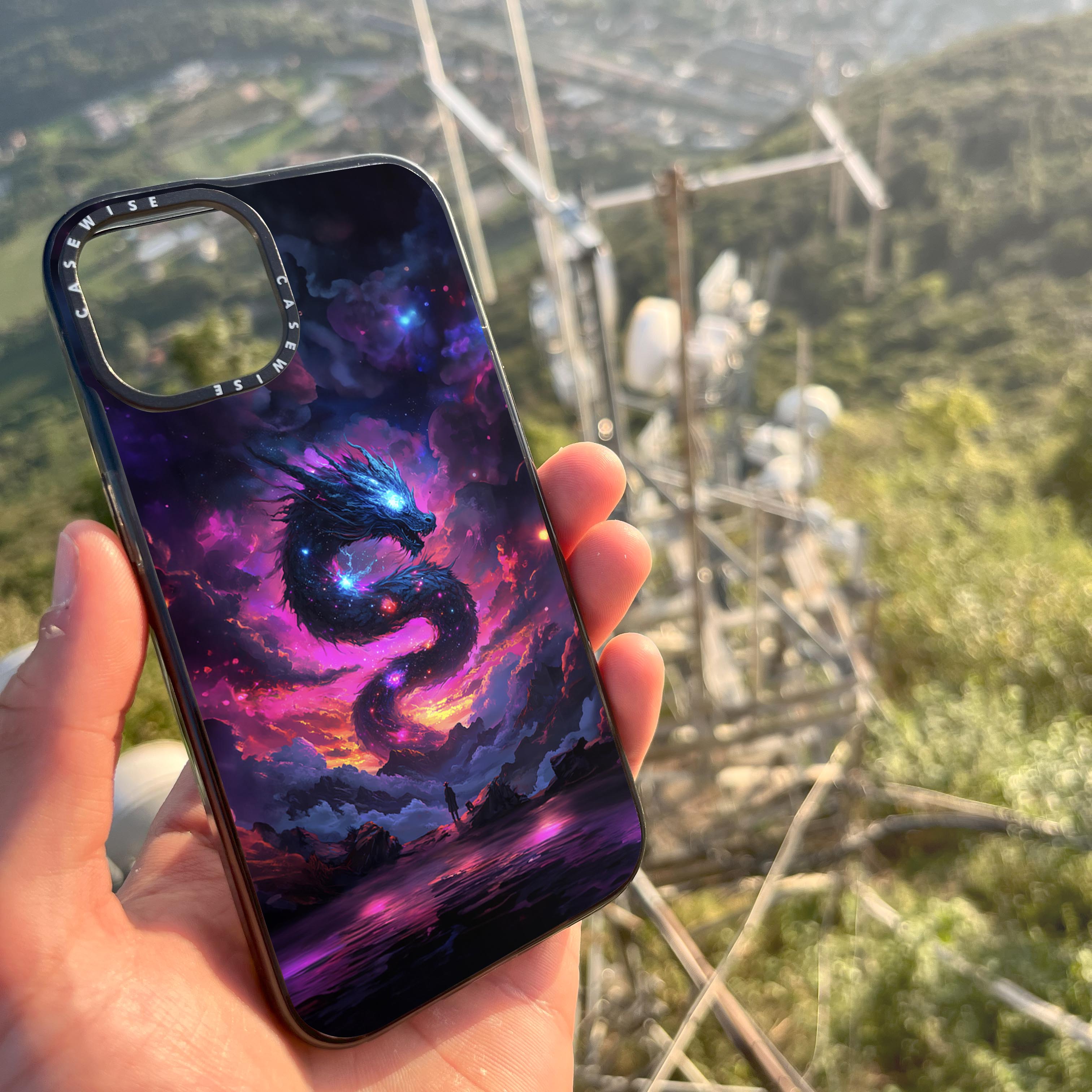 Cosmic Galaxy Dragon - Etui
