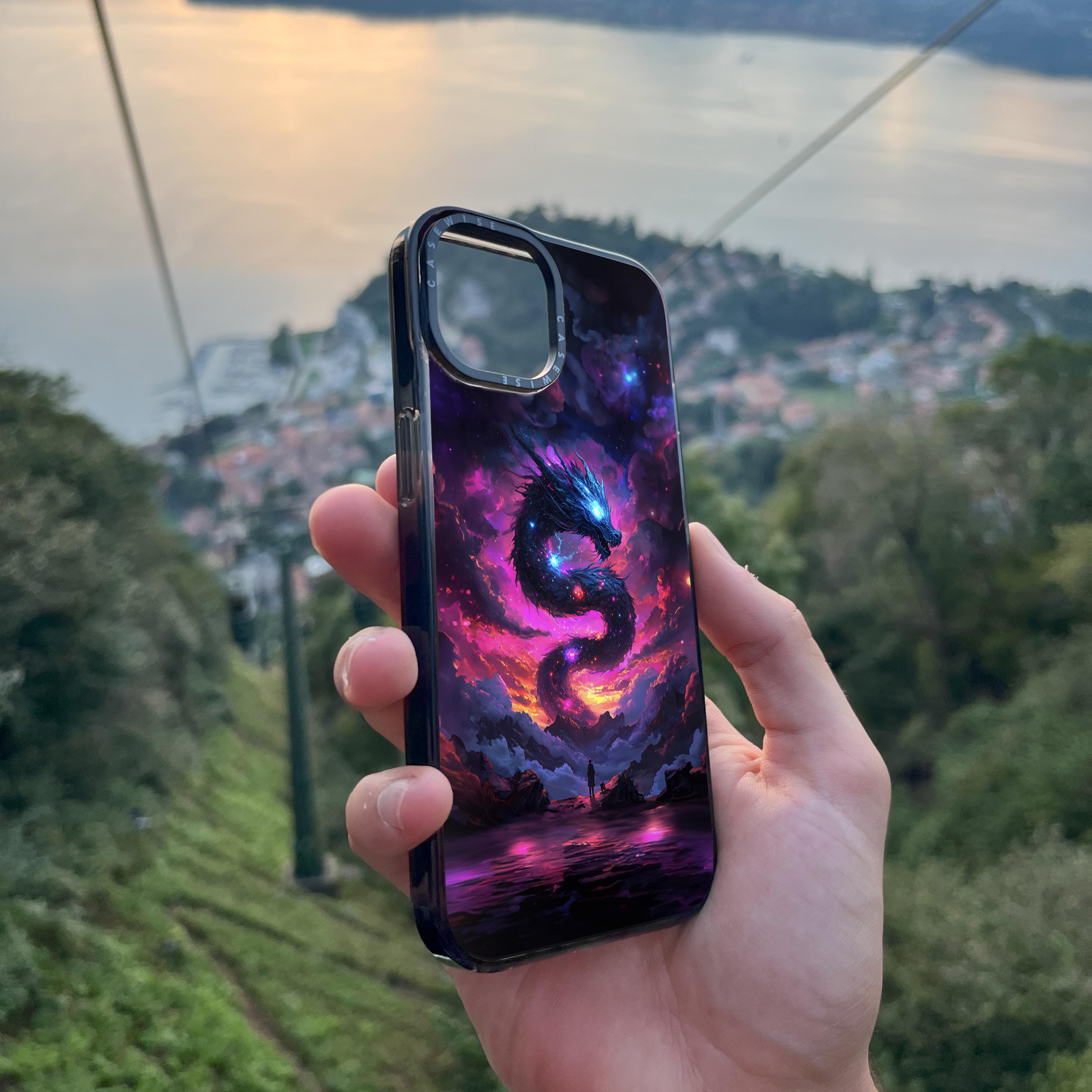 Cosmic Galaxy Dragon - Etui