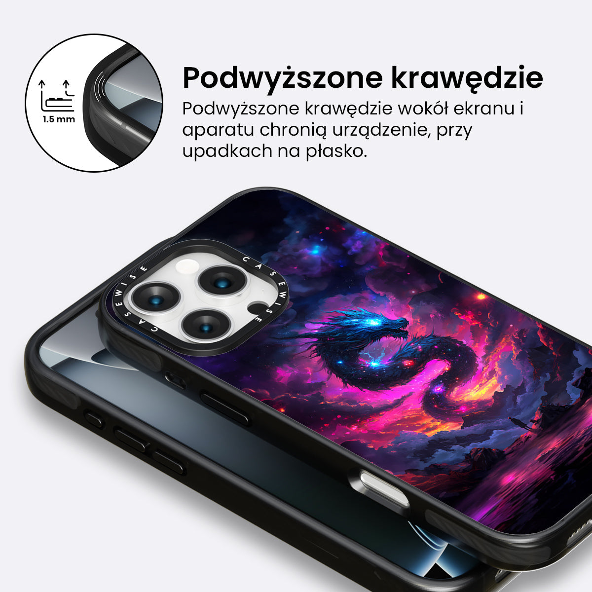Cosmic Galaxy Dragon - Etui