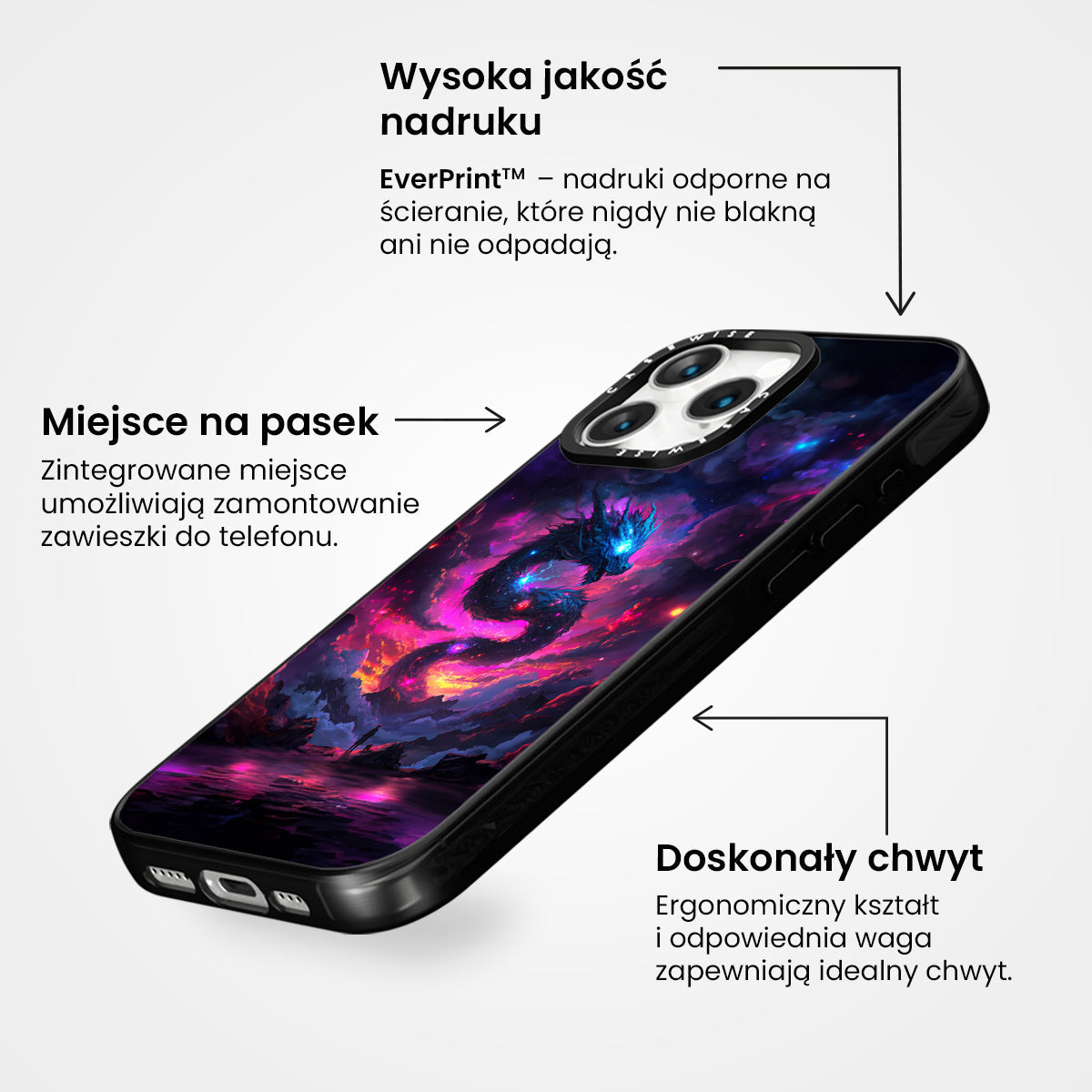 Cosmic Galaxy Dragon - Etui