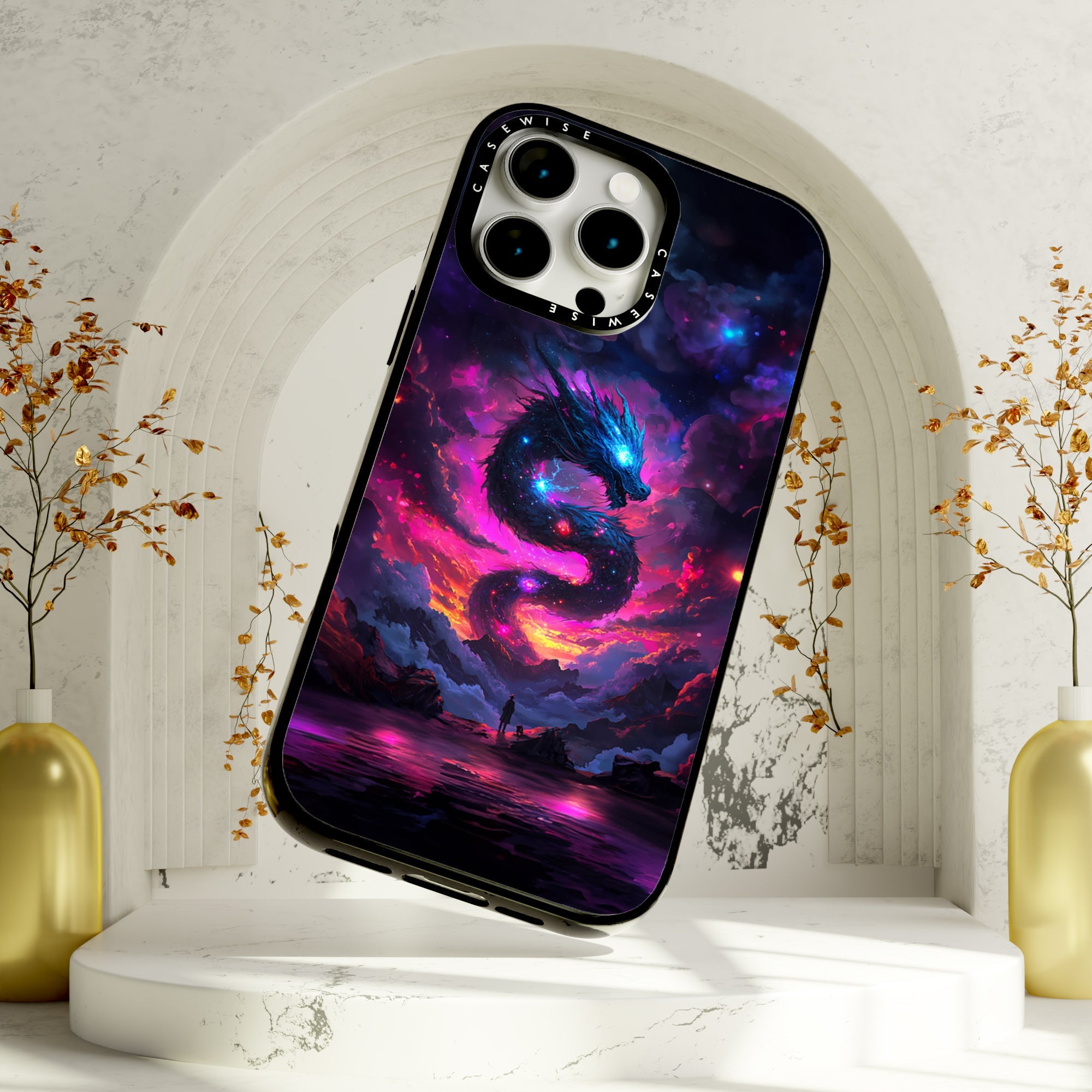 Cosmic Galaxy Dragon - Etui