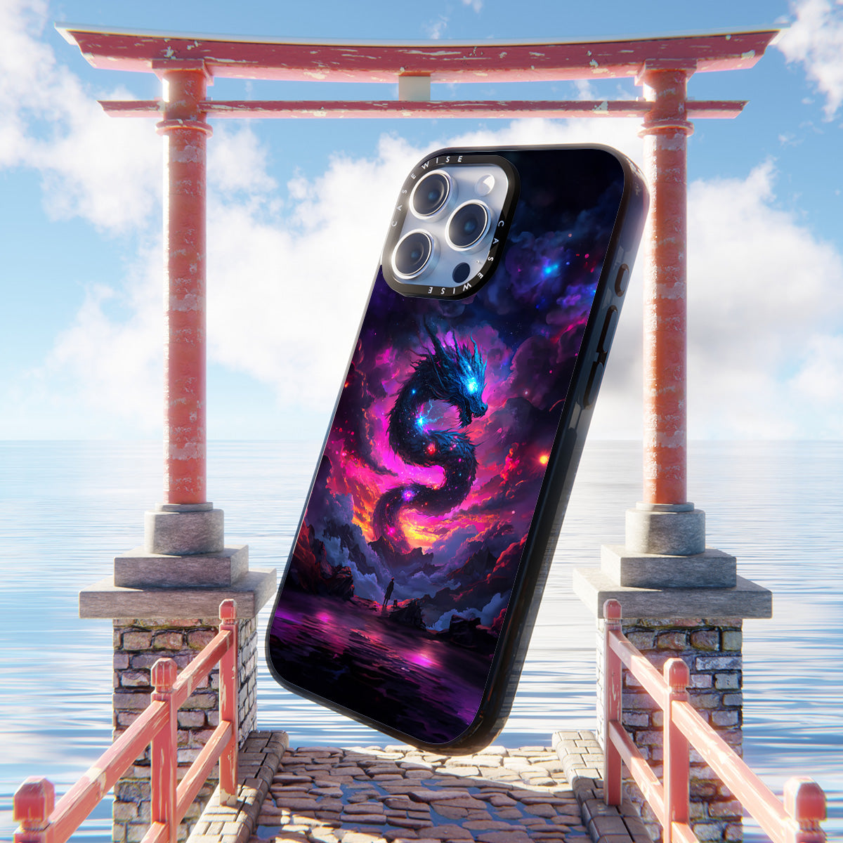 Cosmic Galaxy Dragon - Etui