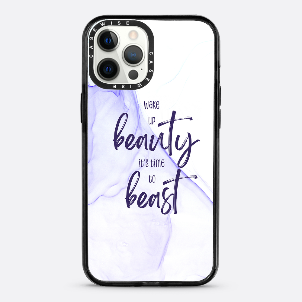 Wake up beauty its time to beast | floating colors - Etui