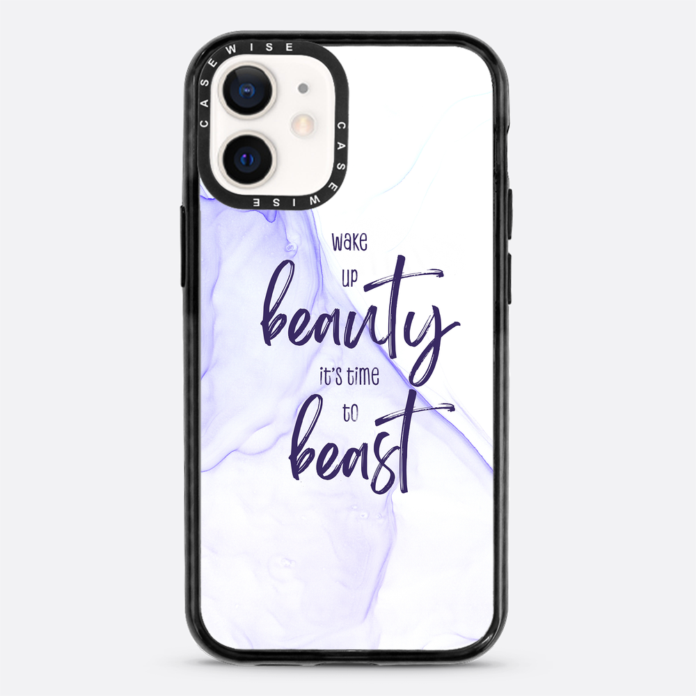 Wake up beauty its time to beast | floating colors - Etui