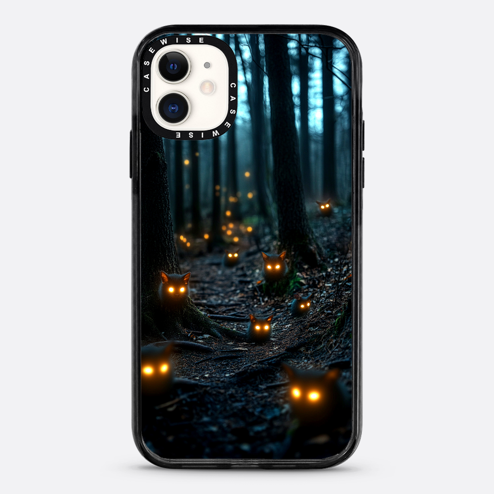 Dark Forest Glowing Eyes - Etui