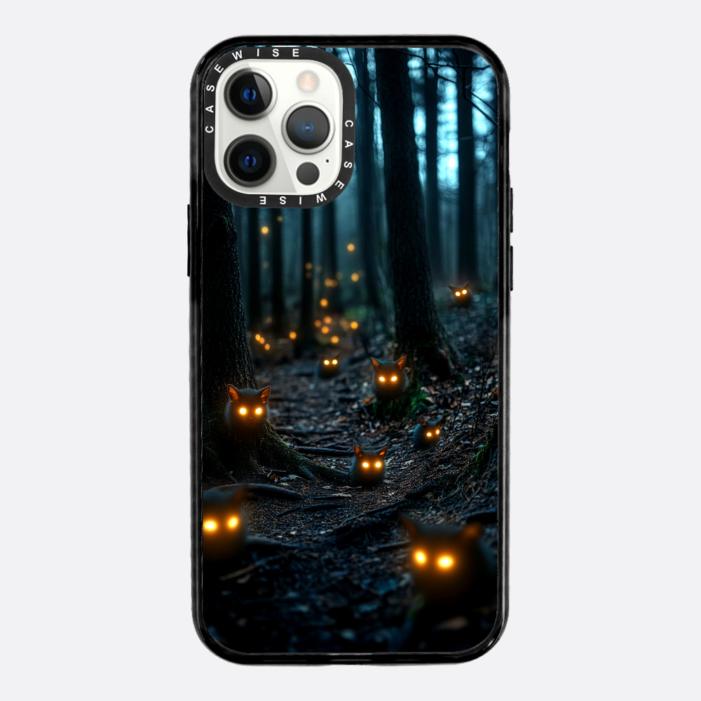 Dark Forest Glowing Eyes - Etui