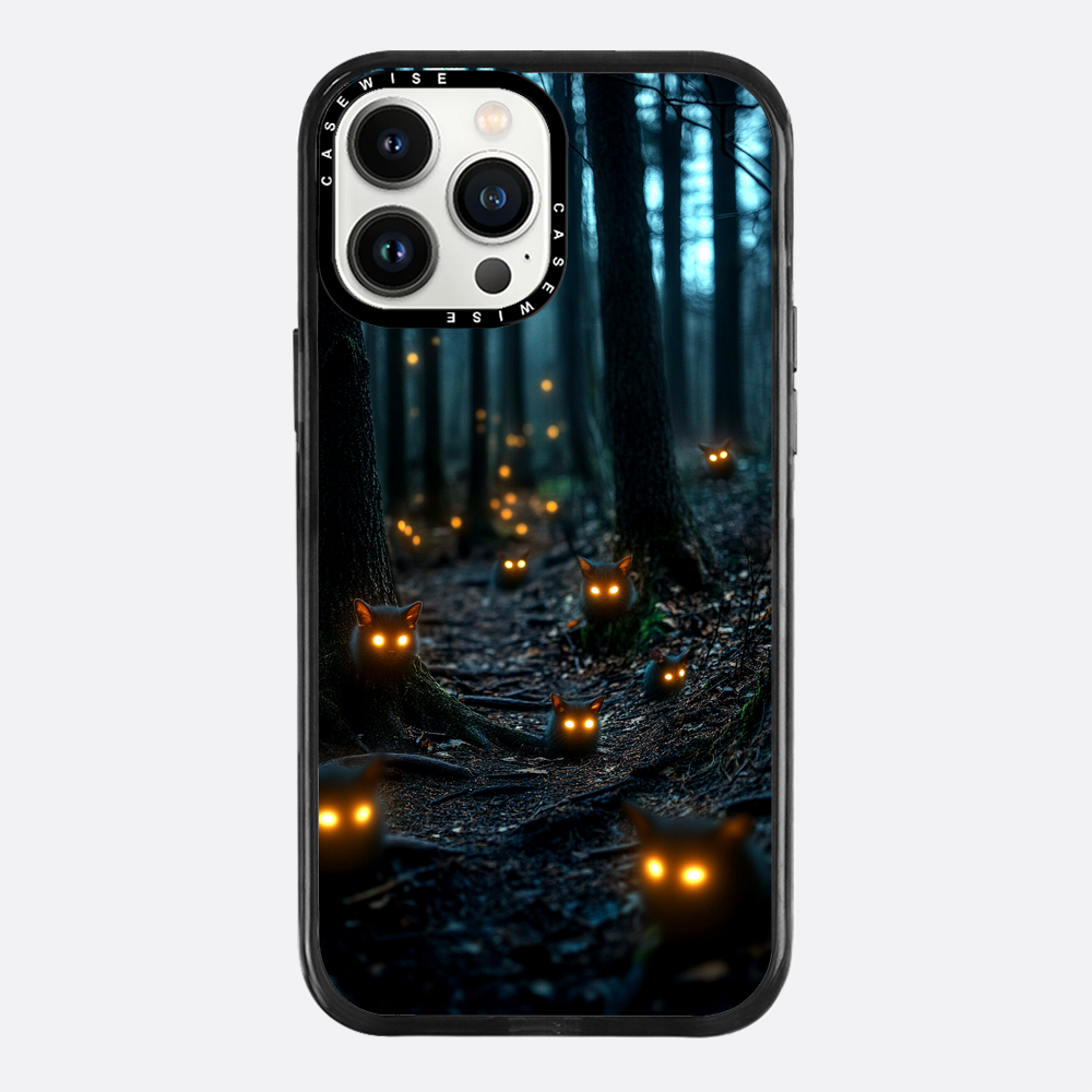 Dark Forest Glowing Eyes - Etui