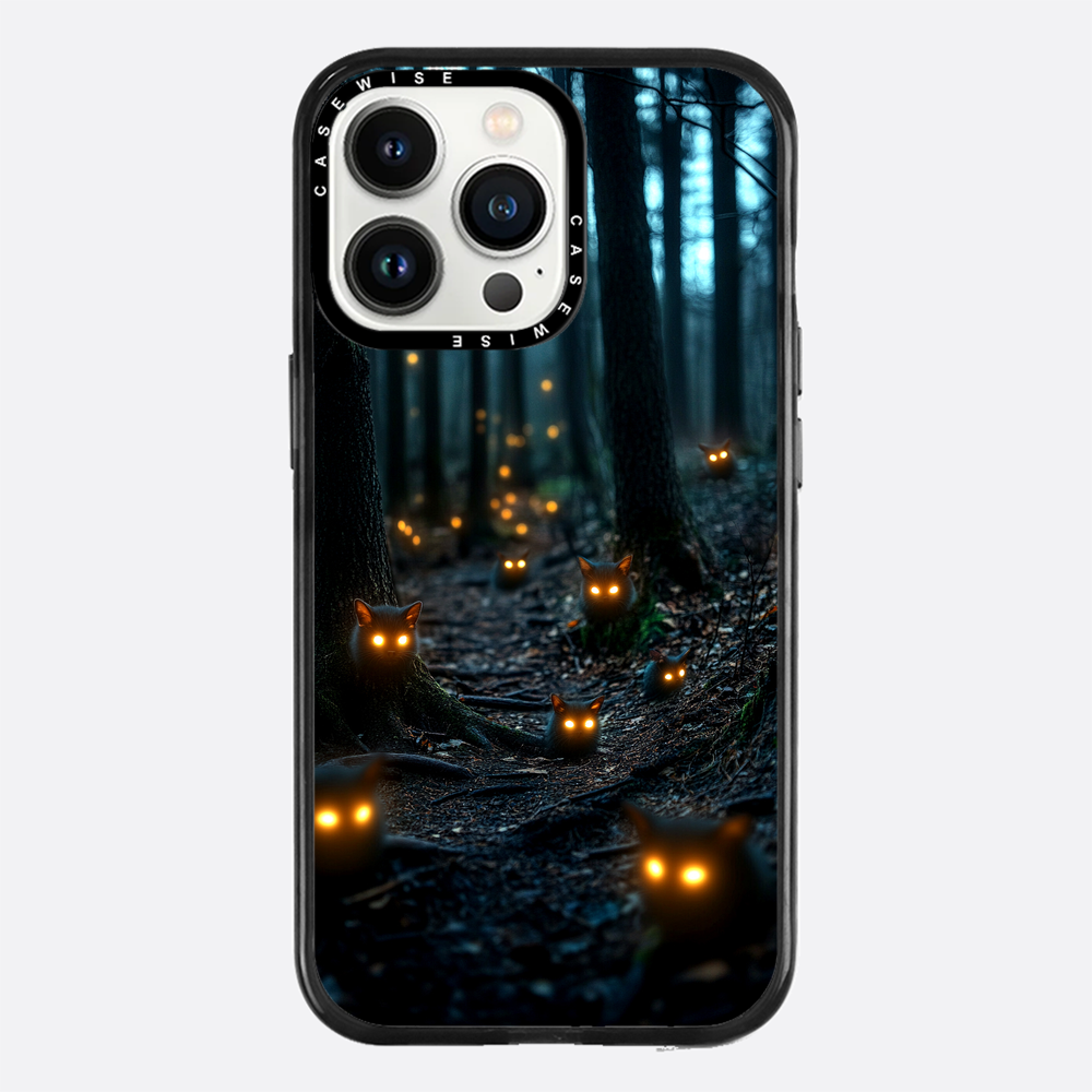 Dark Forest Glowing Eyes - Etui