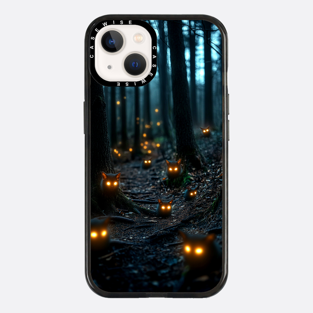 Dark Forest Glowing Eyes - Etui