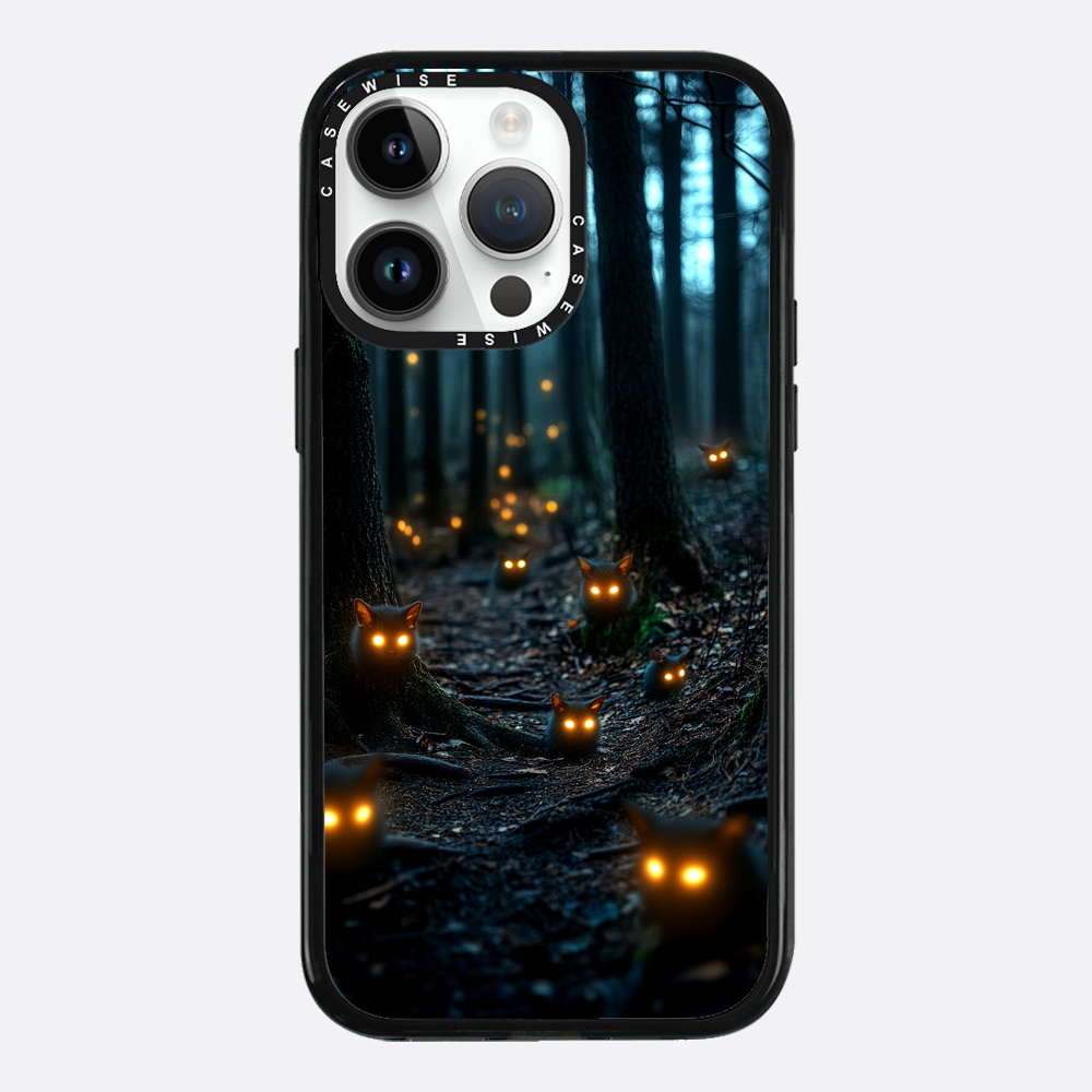 Dark Forest Glowing Eyes - Etui