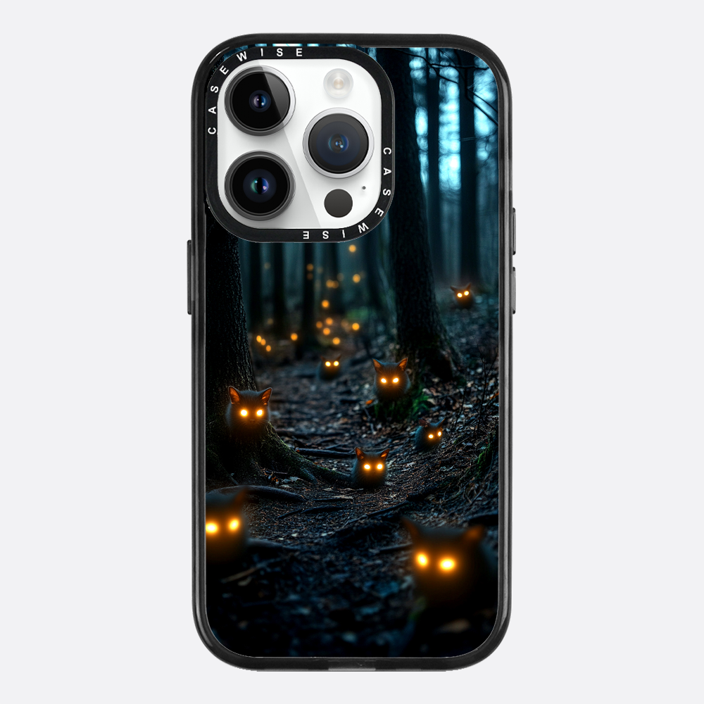 Dark Forest Glowing Eyes - Etui