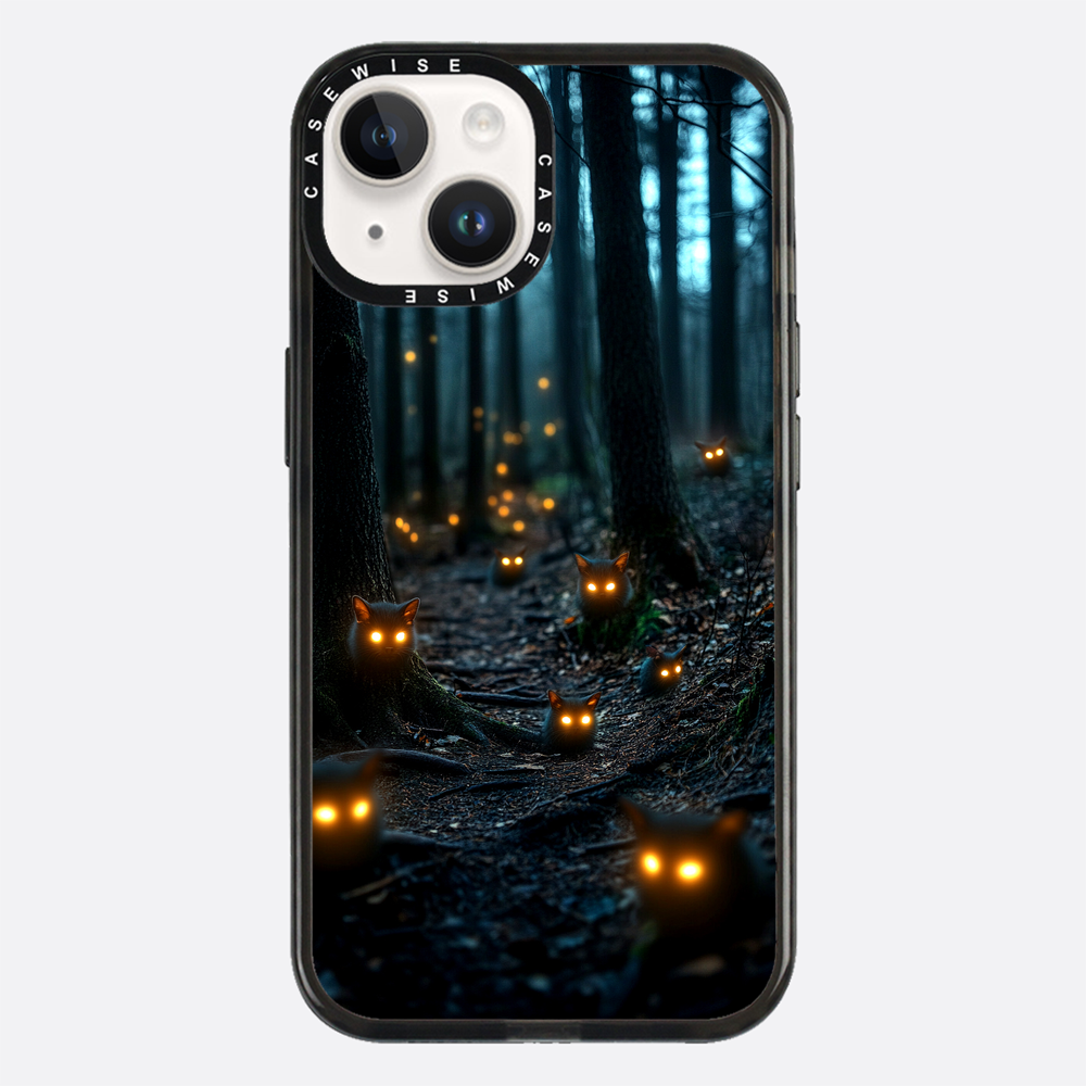 Dark Forest Glowing Eyes - Etui