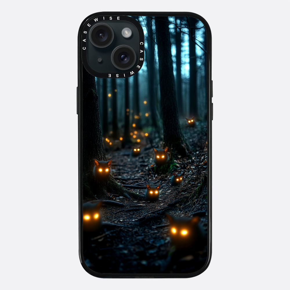 Dark Forest Glowing Eyes - Etui