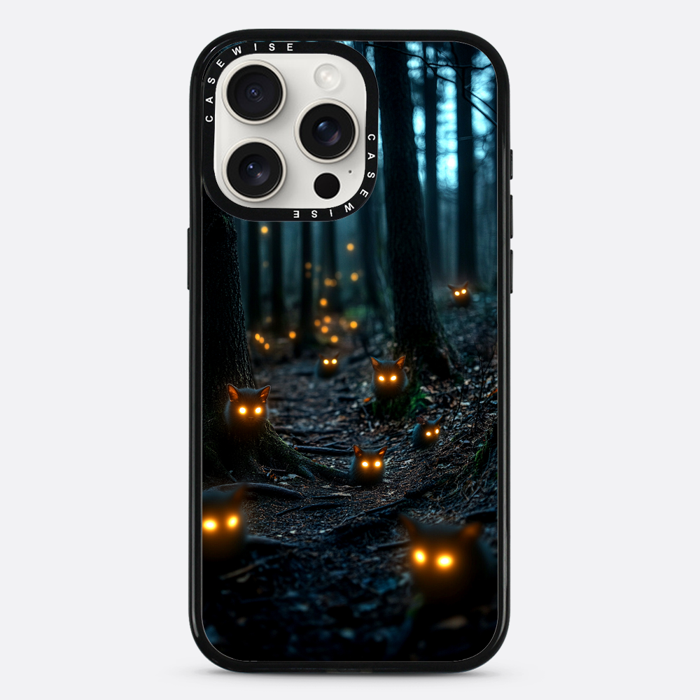 Dark Forest Glowing Eyes - Etui