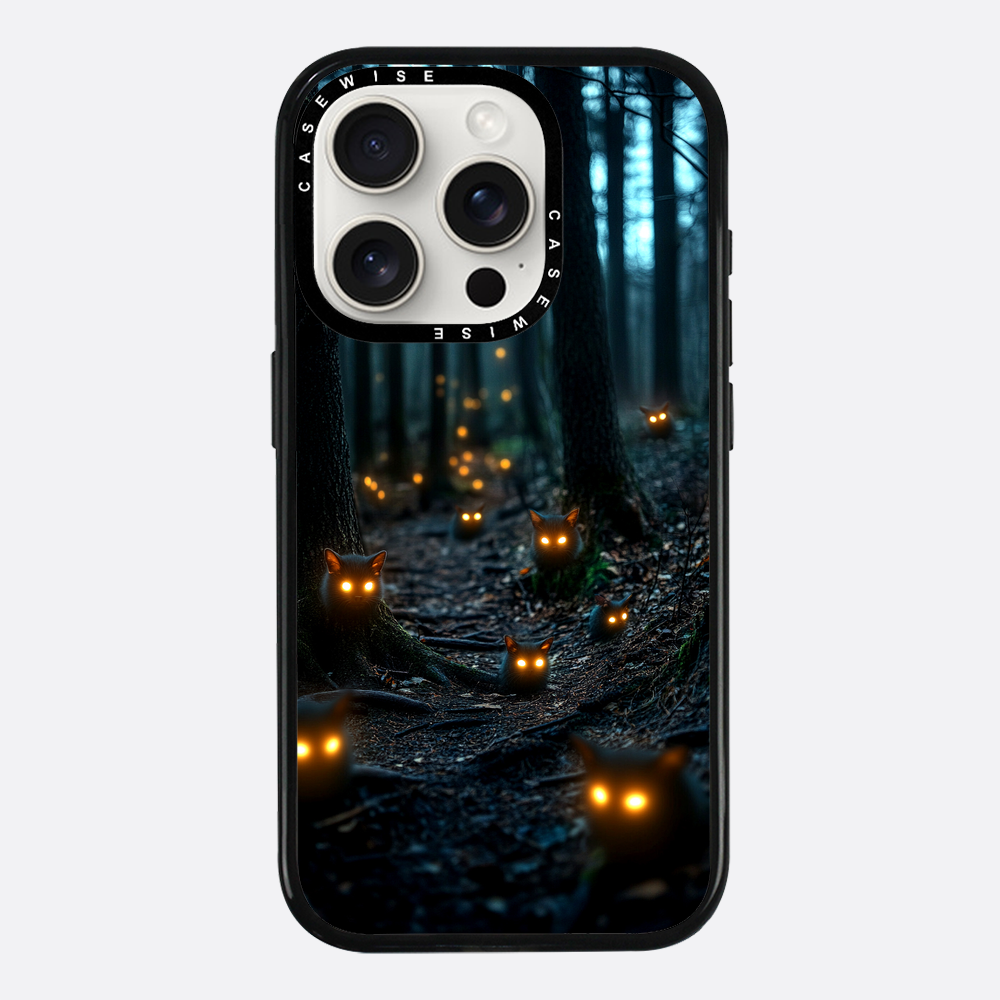 Dark Forest Glowing Eyes - Etui