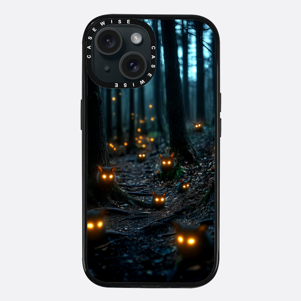 Dark Forest Glowing Eyes - Etui