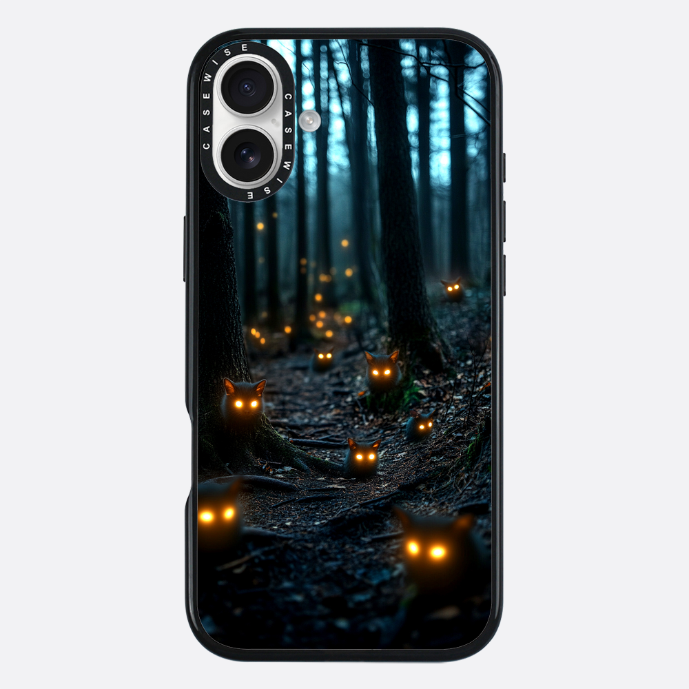 Dark Forest Glowing Eyes - Etui