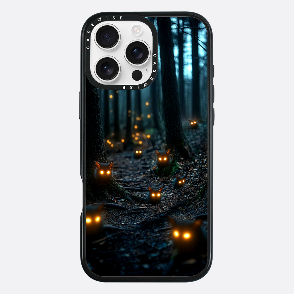 Dark Forest Glowing Eyes - Etui