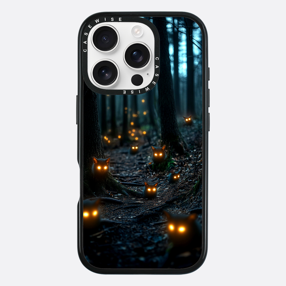 Dark Forest Glowing Eyes - Etui