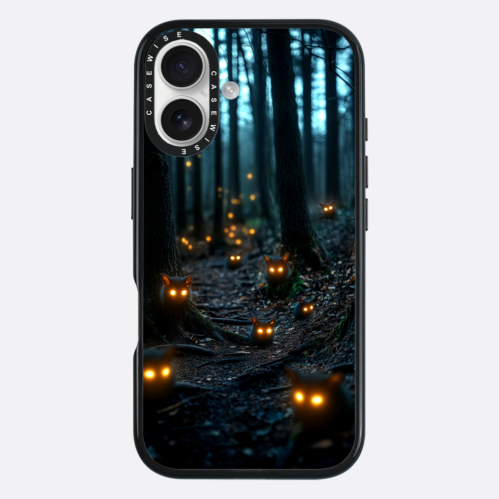 Dark Forest Glowing Eyes - Etui