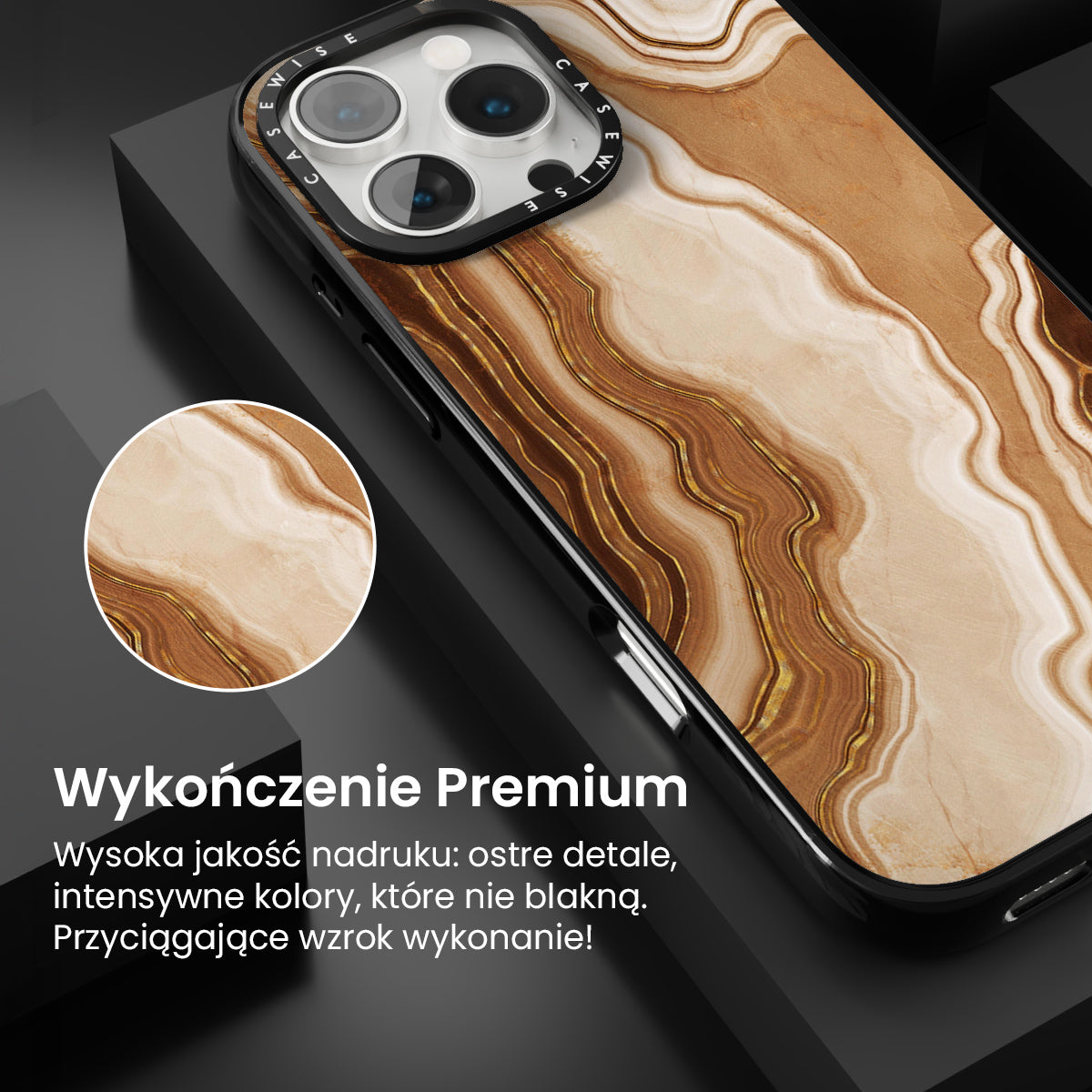 Golden Agate Texture 06 - Etui