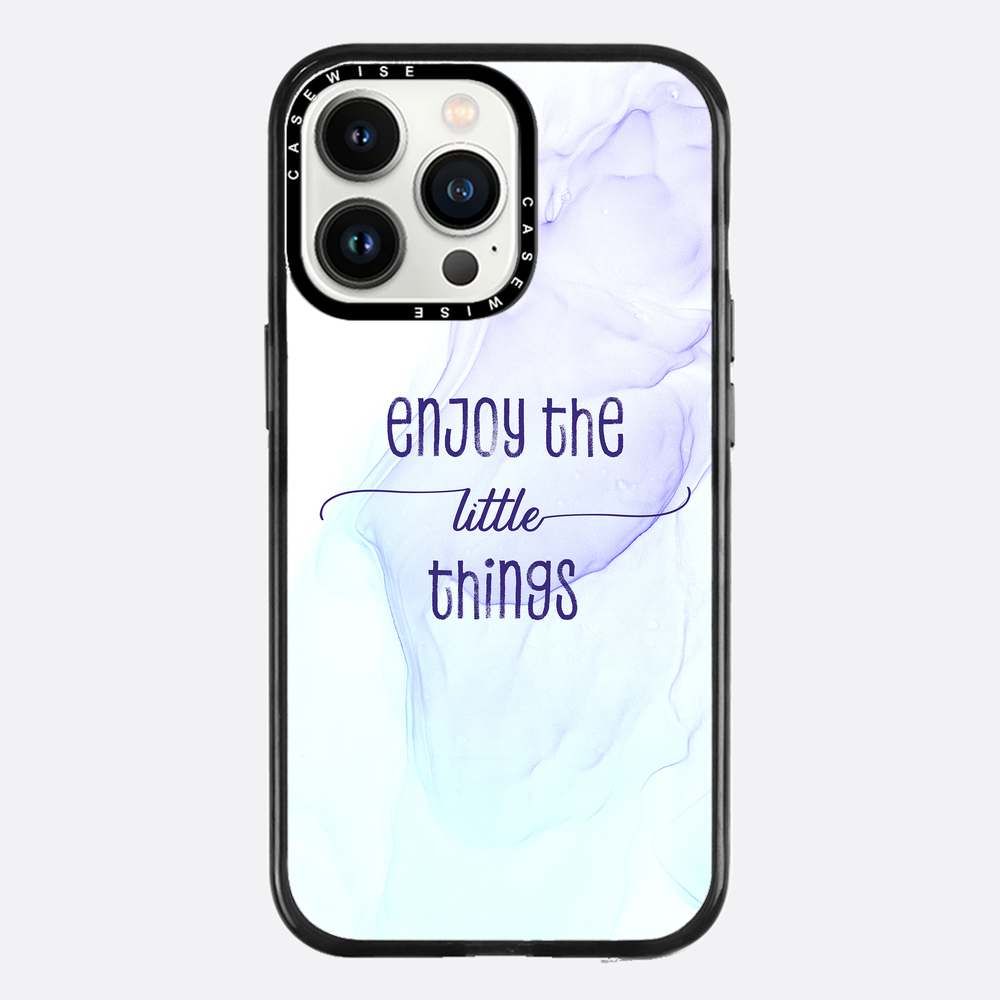 Enjoy the little things | floating colors - Etui