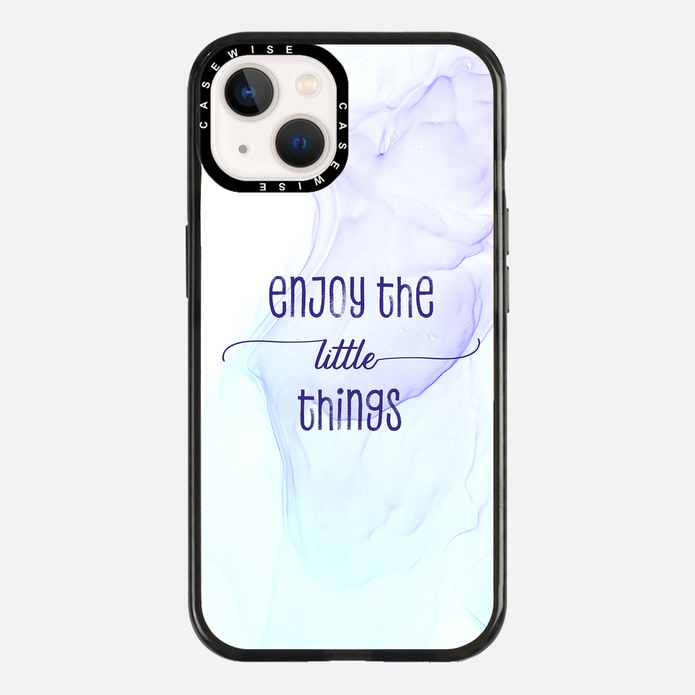 Enjoy the little things | floating colors - Etui