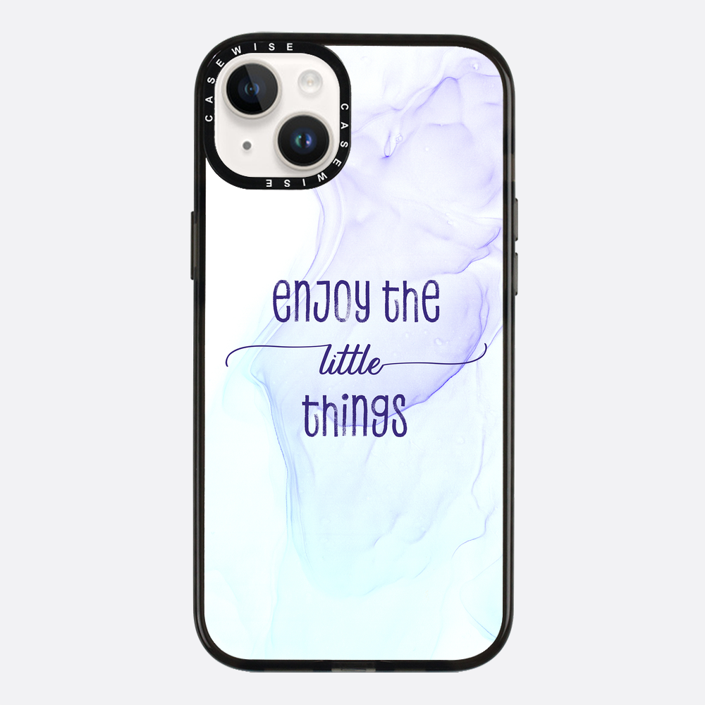 Enjoy the little things | floating colors - Etui