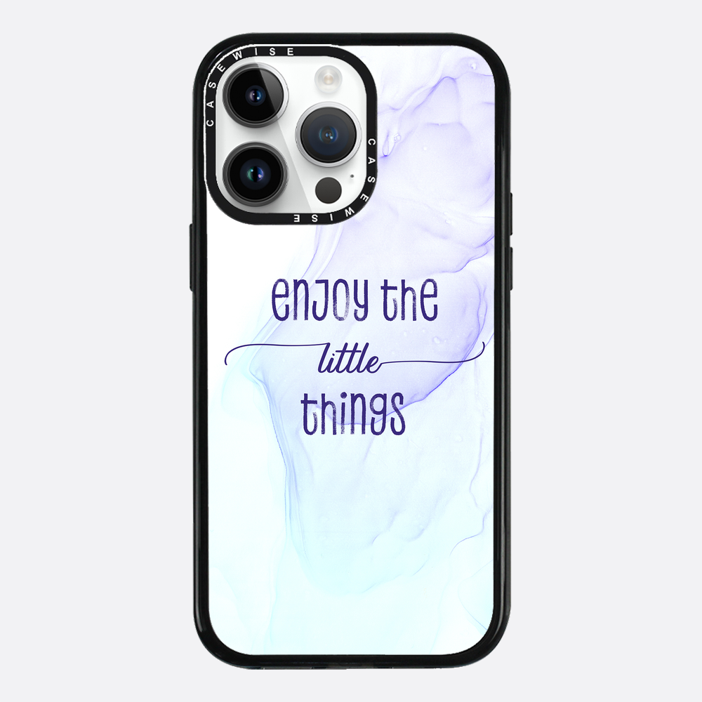 Enjoy the little things | floating colors - Etui