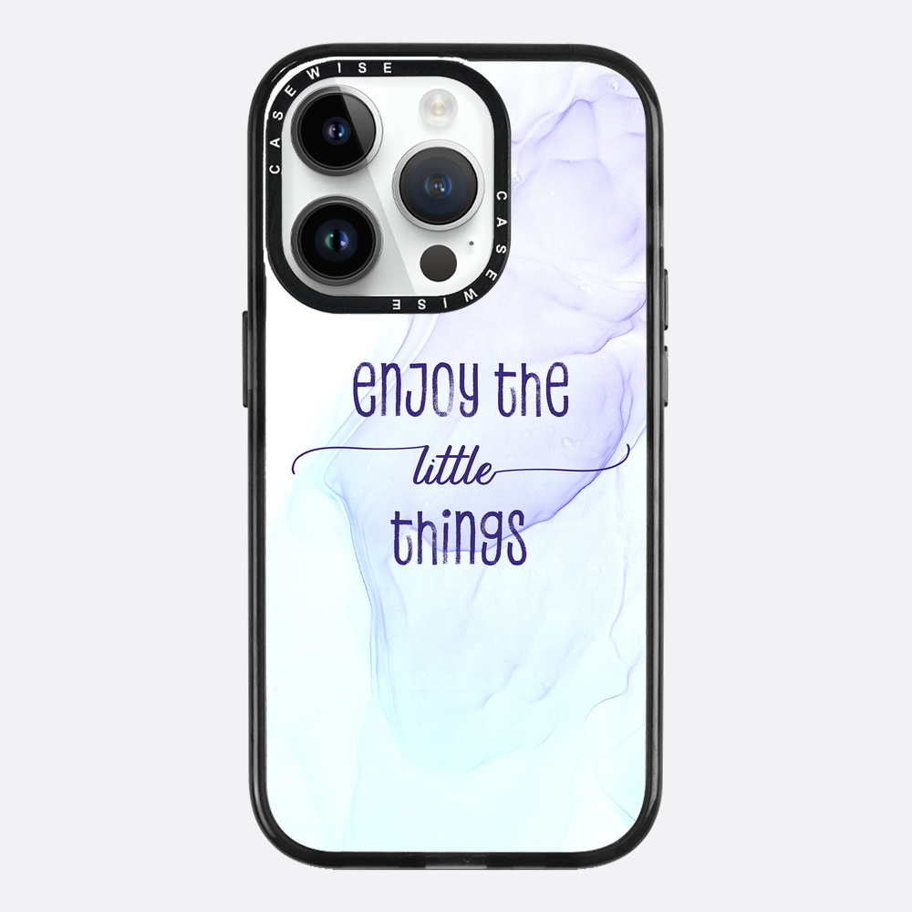 Enjoy the little things | floating colors - Etui