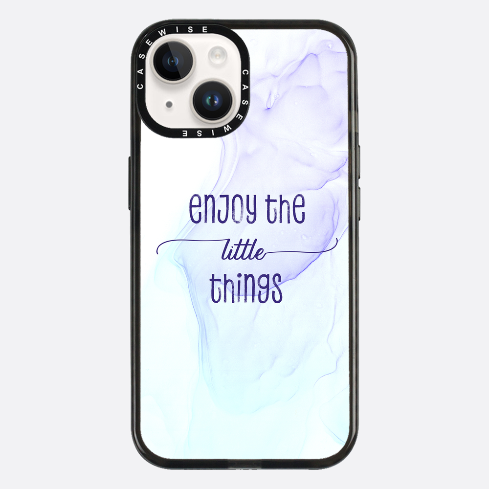 Enjoy the little things | floating colors - Etui