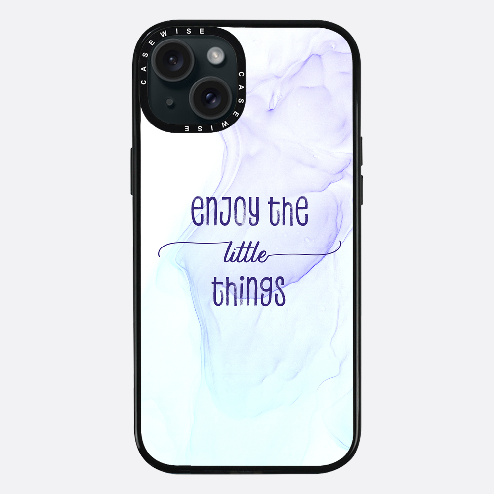 Enjoy the little things | floating colors - Etui