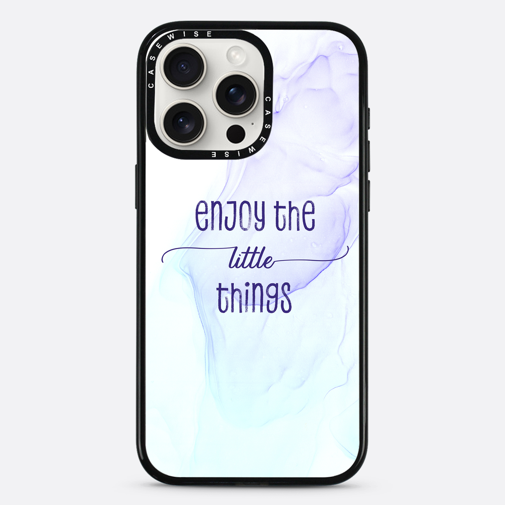 Enjoy the little things | floating colors - Etui