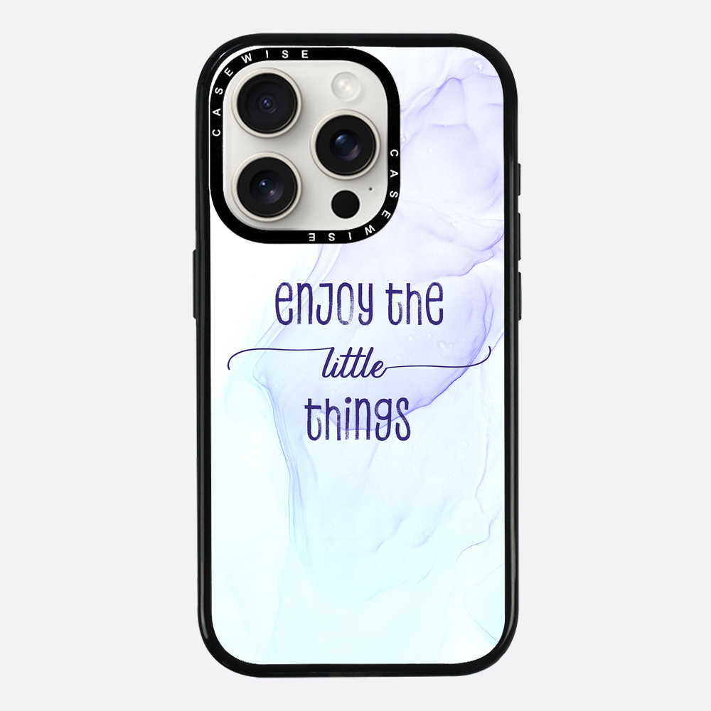 Enjoy the little things | floating colors - Etui