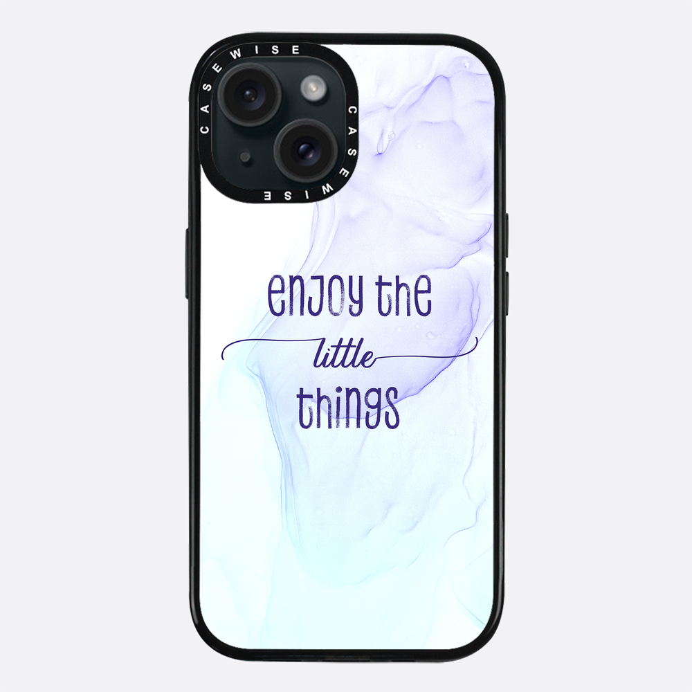 Enjoy the little things | floating colors - Etui
