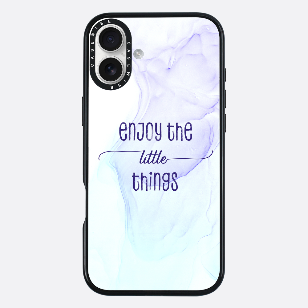 Enjoy the little things | floating colors - Etui