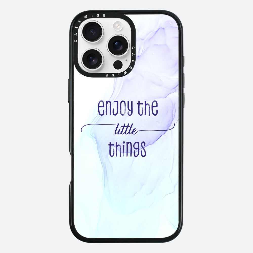 Enjoy the little things | floating colors - Etui