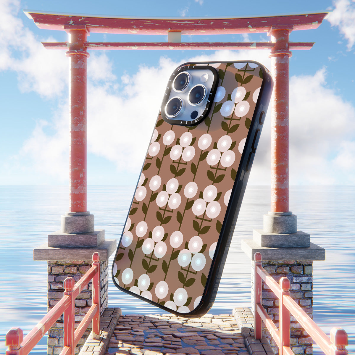 Retro Kwiaty - Etui