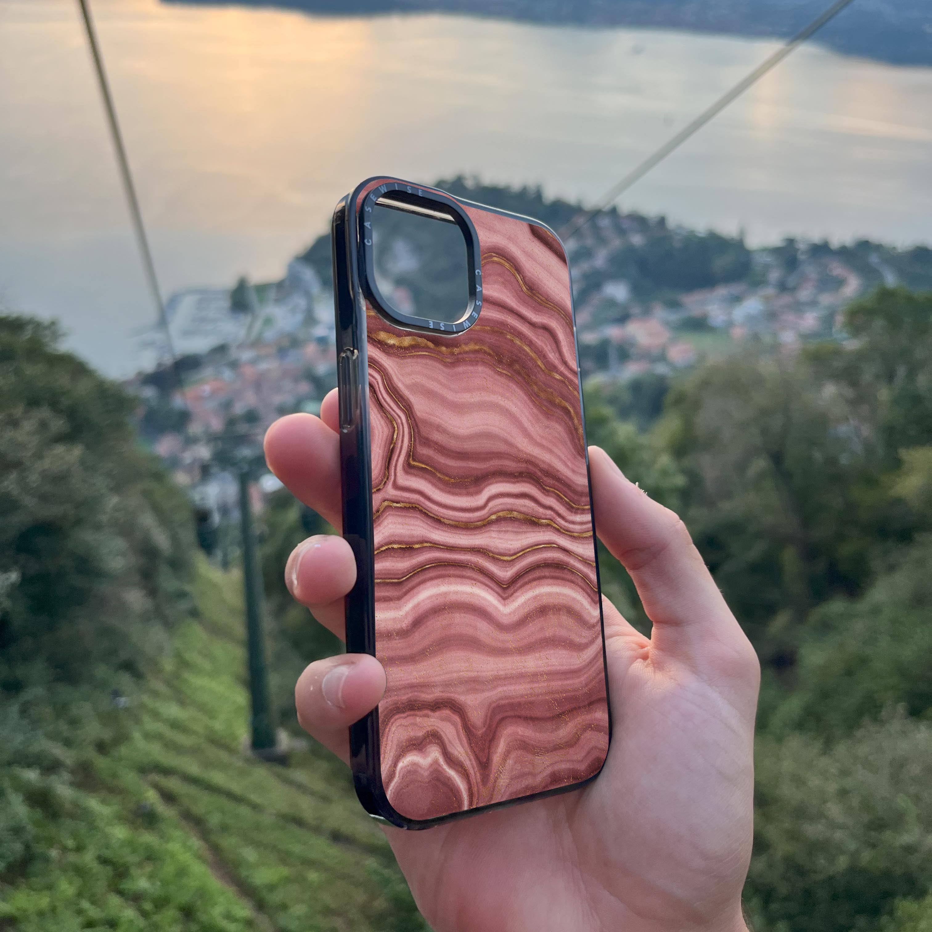 Pink Agate Texture 01 - Etui