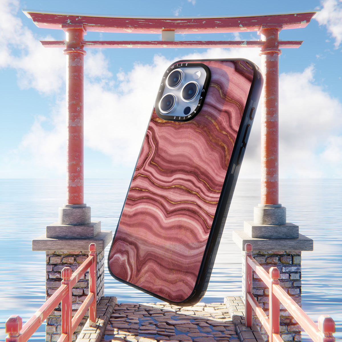 Pink Agate Texture 01 - Etui