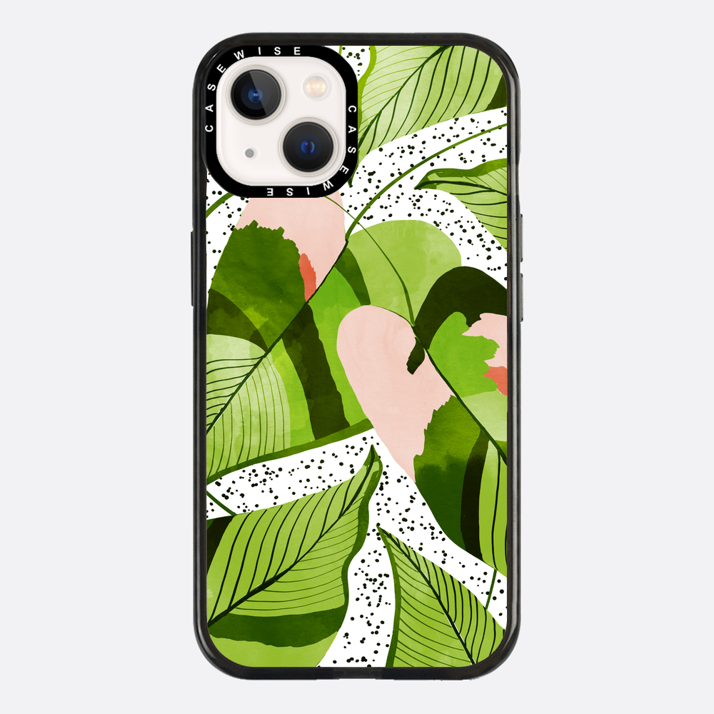 Blushing leaves