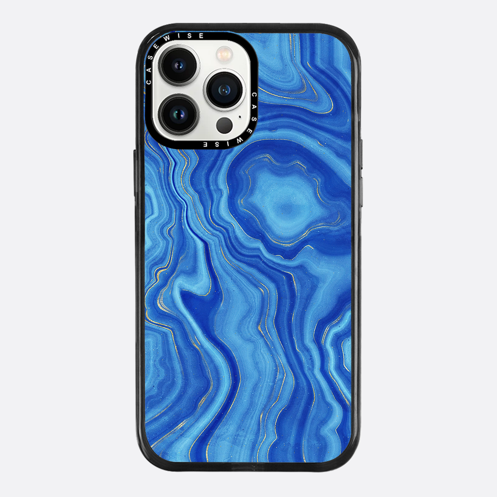 Blue Agate Texture 01 - Etui