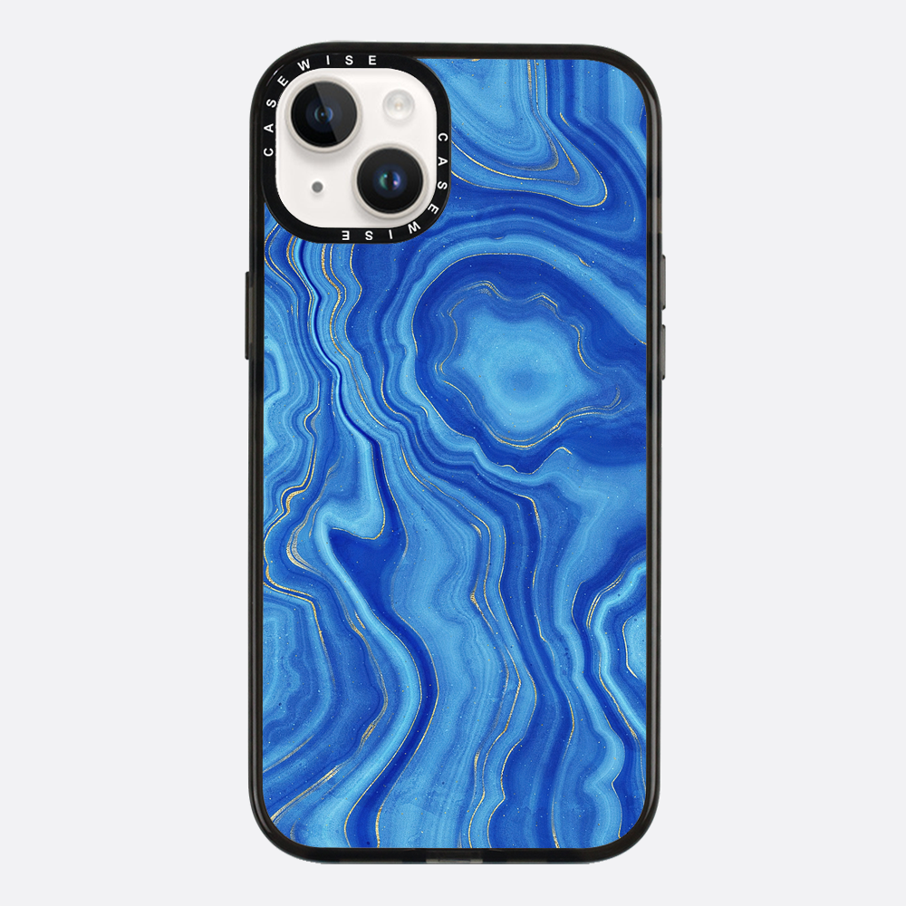 Blue Agate Texture 01 - Etui