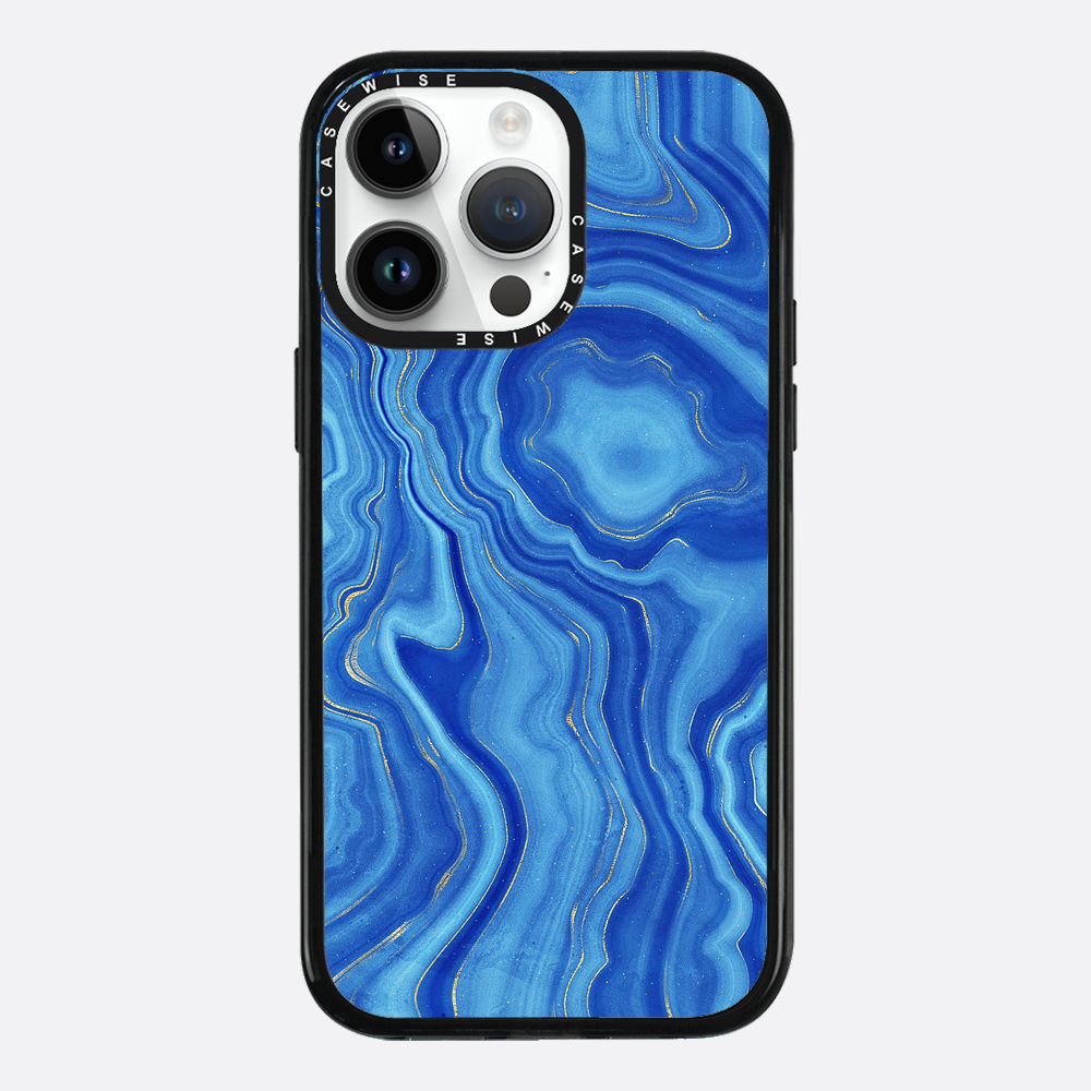 Blue Agate Texture 01 - Etui