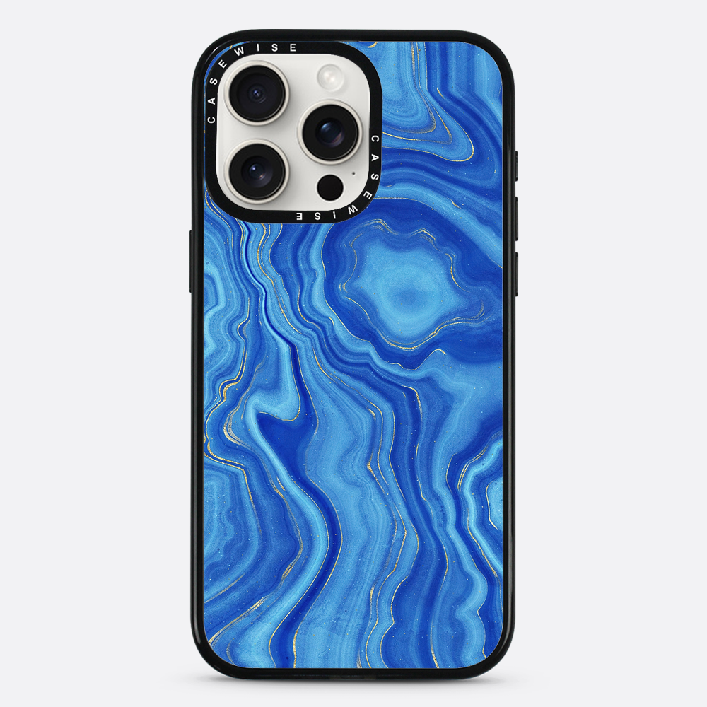 Blue Agate Texture 01 - Etui